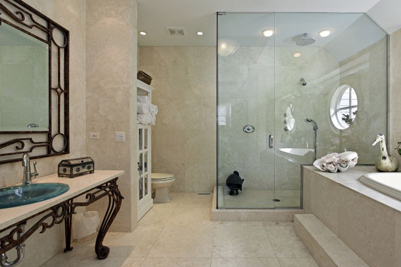 Luxury Shower with Multiple Fixtures